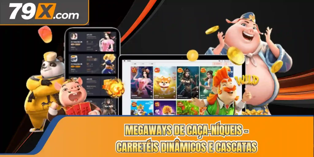 Megaways De Caça-Níqueis - Carretéis Dinâmicos E Cascatas