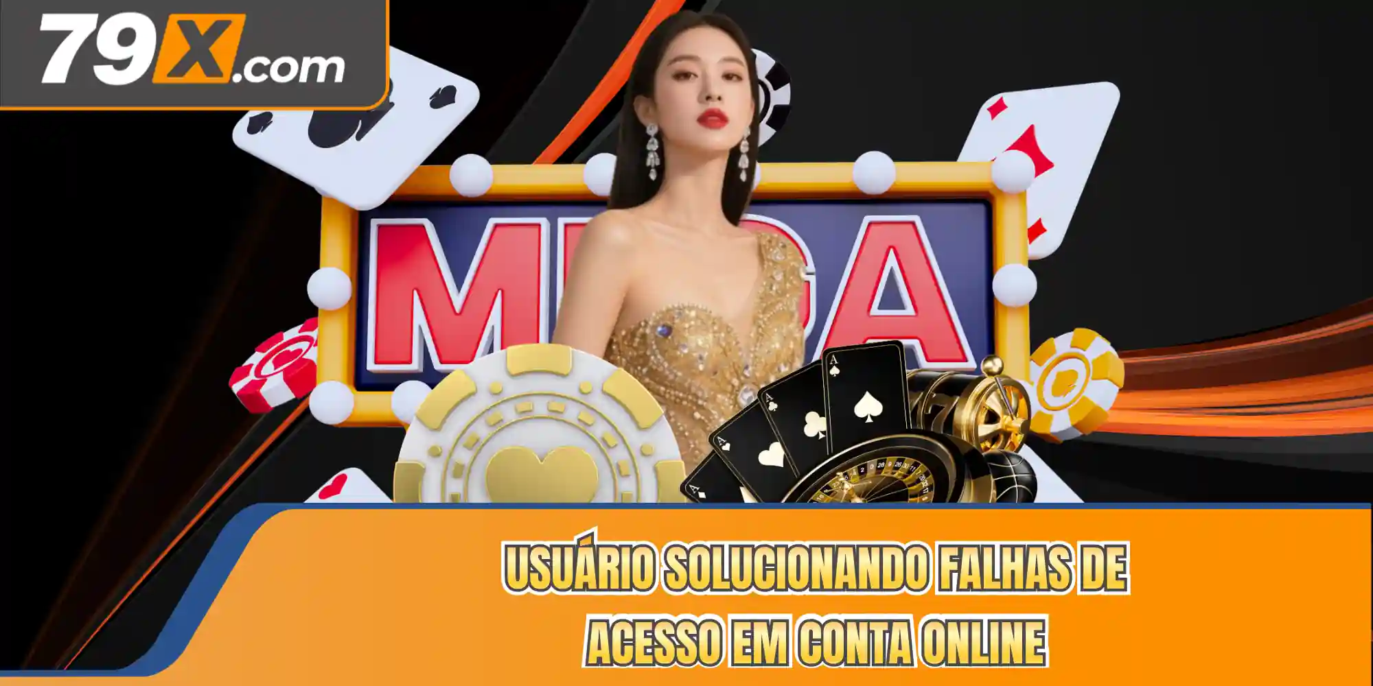 Usuário solucionando falhas de acesso em conta online